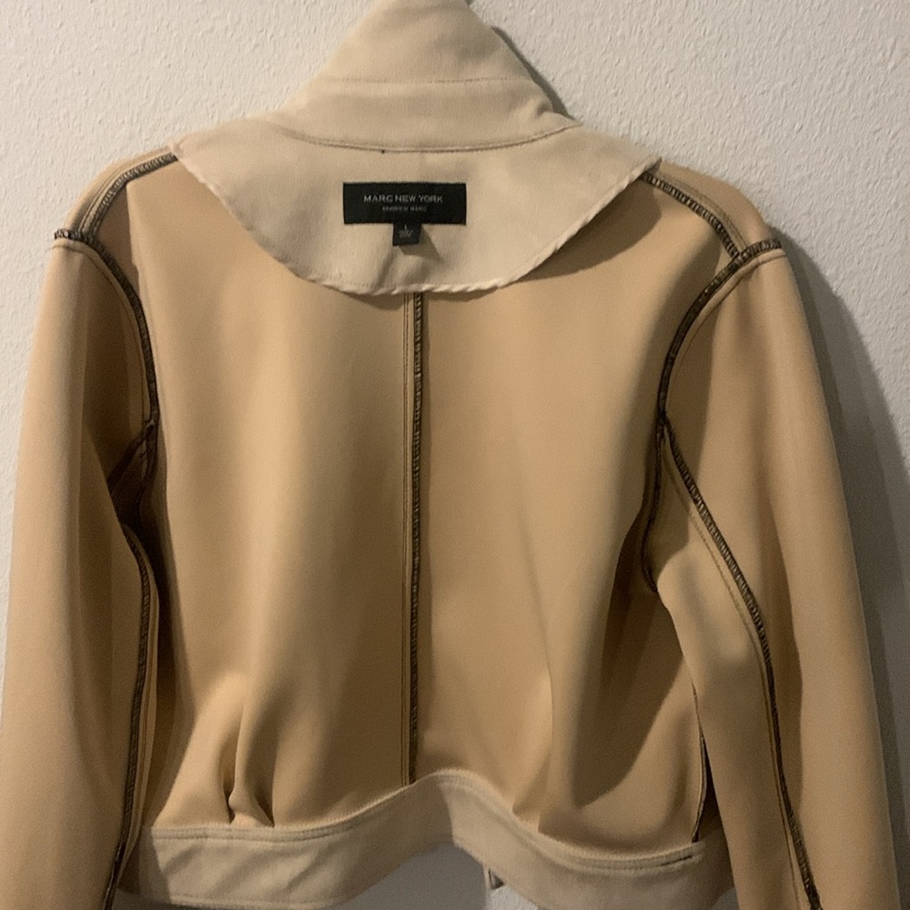 TT: Marc Jacobs New York Women's Cream/ Tan Jacket - Picture 9 of 13